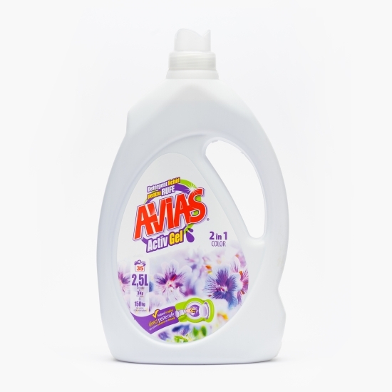 Detergent de rufe lichid pentru haine colorate Activ Gel, 35 spălări, 2.5l