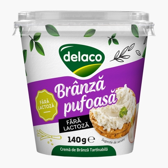 Brânză pufoasă fără lactoză 140g