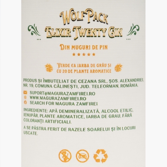 Elixir Twenty Gin, 40% alc., 100ml