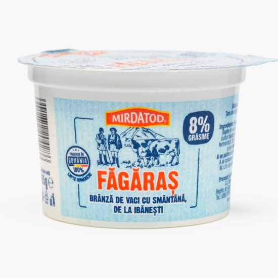 Brânză Făgăraș de Ibănești 8% grăsime 185g