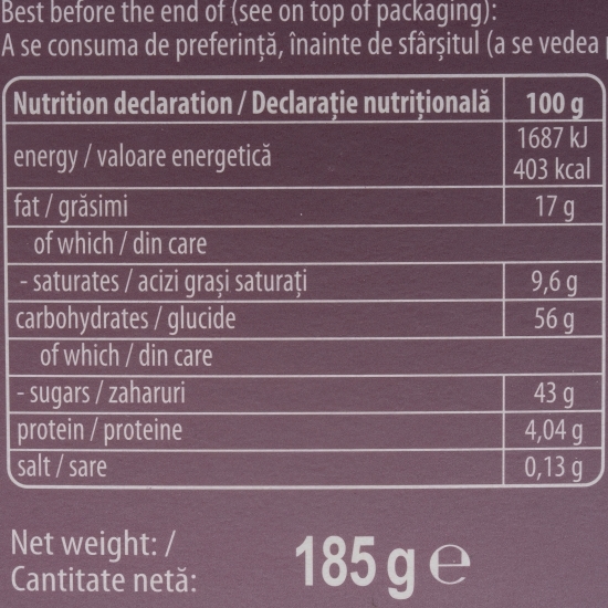 Prune glazurate în ciocolată amăruie 185g