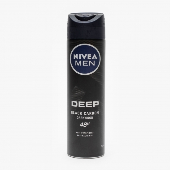 Deodorant antiperspirant pentru bărbați Men Deep Black Carbon 150ml
