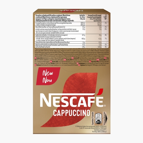 Cappuccino plicuri 8x13.5g, mix de cafea instant