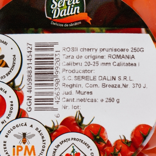Roșii cherry prunișoare 250g