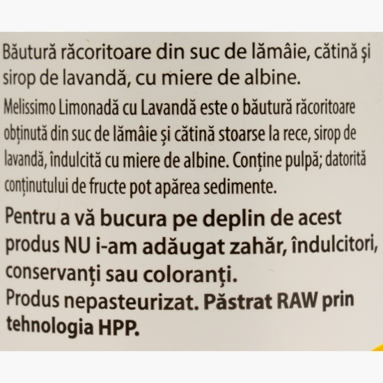 Limonadă cu lavandă, cătină și miere, 0.4l