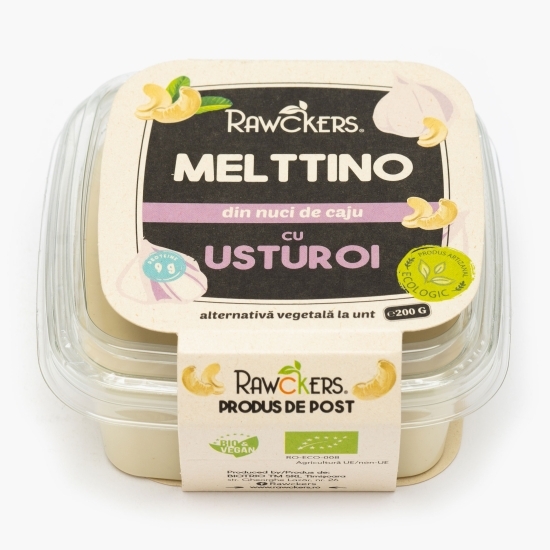 Pastă tartinabilă Melttino din nuci de caju eco, cu usturoi 200g