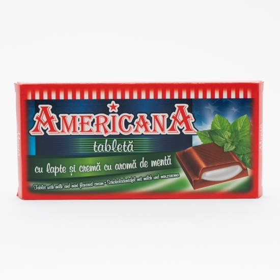 Tabletă de cacao cu cremă mentă 90g  