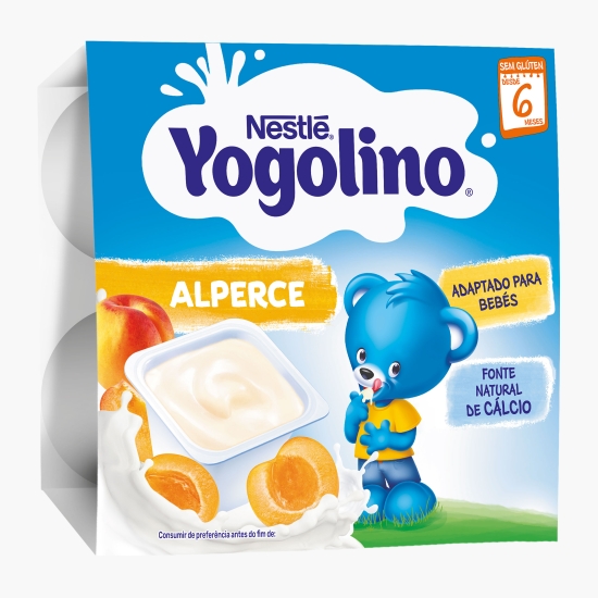 Gustare cu lapte și caise, +6 luni, 4x100g