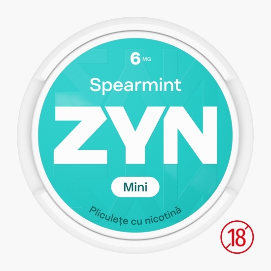 Pliculețe cu nicotină Spearmint 6mg, 20 buc