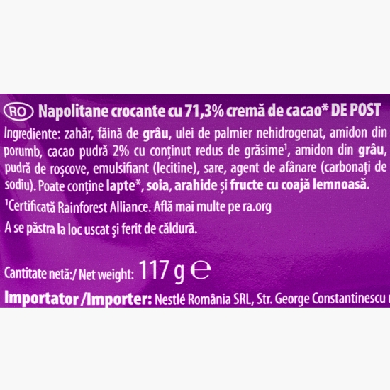 Napolitane cu cacao Zi Bună, de post 117g
