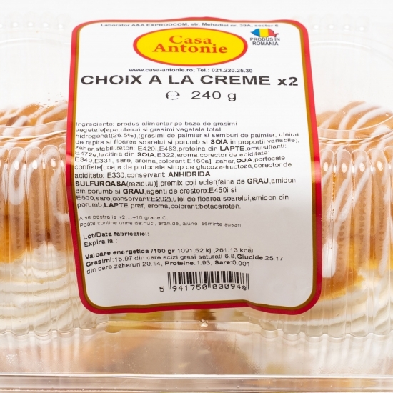 Choix à la crème x2 240g