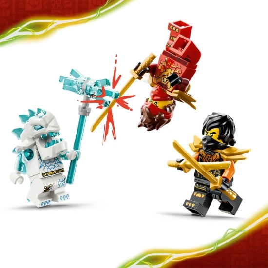 Vehiculele transformabile ale lui Kai și Cole, 71864 Ninjago, 394 piese, +7 ani