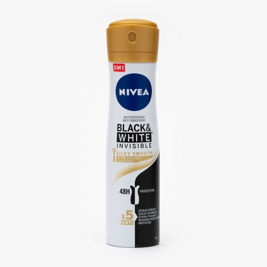Deodorant antiperspirant spray Black&White Invisible Silky Smooth 150ml