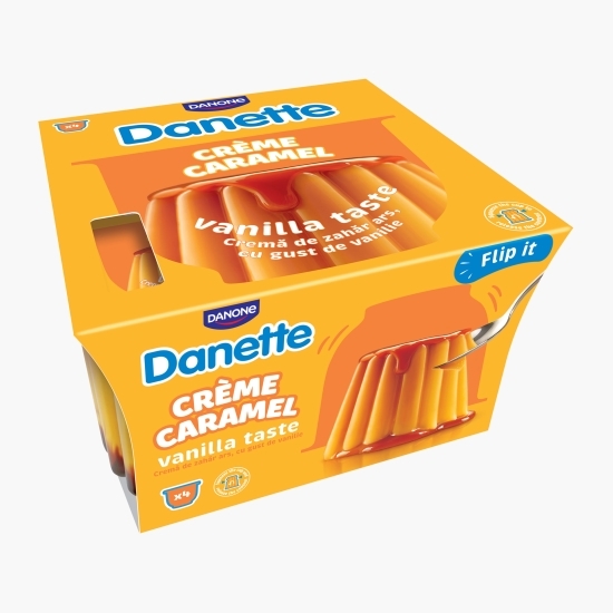 Cremă de zahăr ars cu aromă de vanilie 4x95g