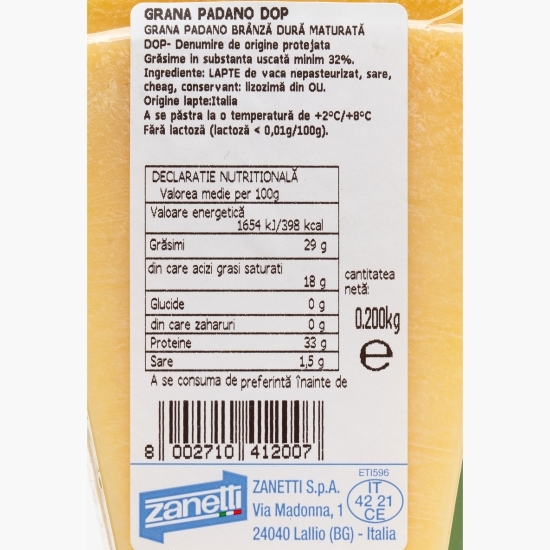 Brânză Grana Padano DOP 200g