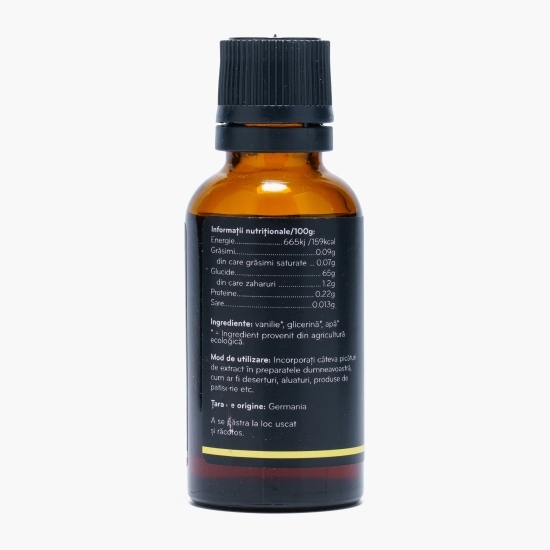 Extract de vanilie de Bourbon ECO 30ml