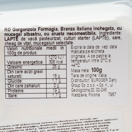 Brânză Gorgonzola DOP 100g