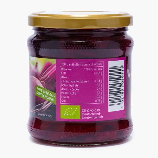 Sfeclă roșie felii ECO, 330g