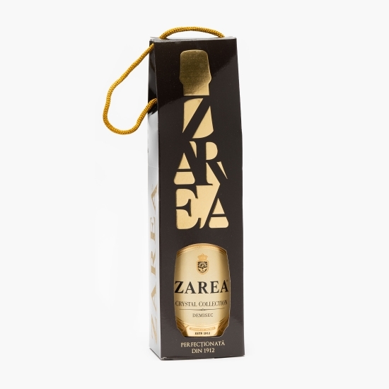 Vin spumant alb demisec Cystal 750ml + pungă
