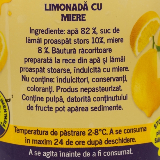 Limonadă cu miere 0.33l