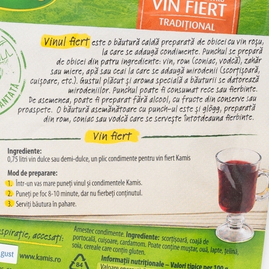 Condimente vin fiert tradițional 10g