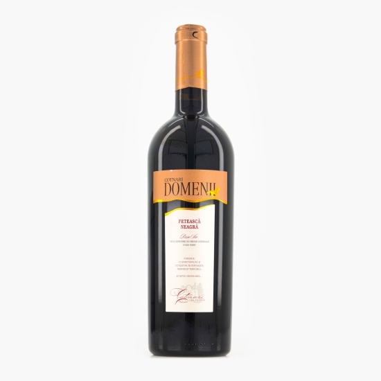 Vin roșu sec Fetească Neagră, 13%, 0.75l