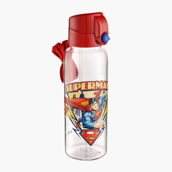 Sticlă pentru apă cu pai, Superman 500ml