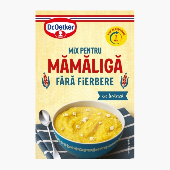 Mix pentru mămăligă fără fierbere, cu brânză, 55g