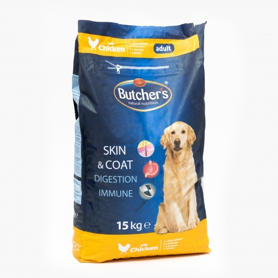 Hrană uscată pentru câini adult, 15kg, pui
