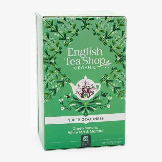 Ceai eco Green Sencha, ceai alb și matcha super specialty 35g