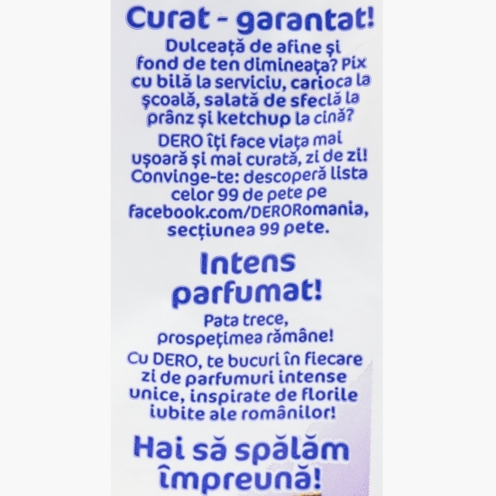 Detergent de rufe pudră manual 2in1 Levănțică & iasomie, 8 spălări, 400g