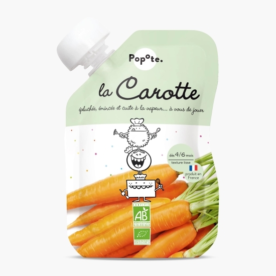 Piure eco cu 82% morcovi, +4/6 luni, 120g