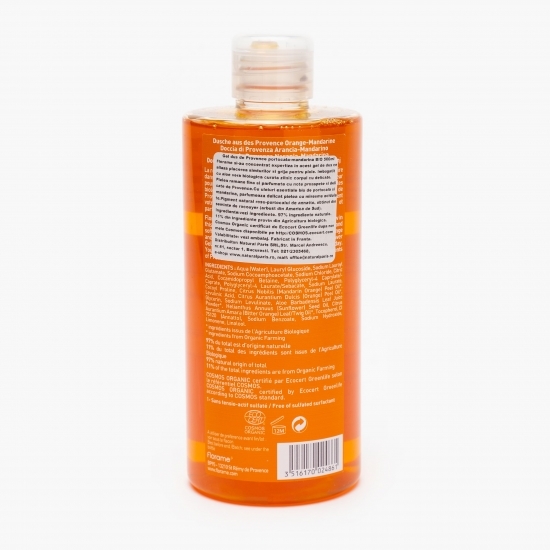 Gel de duș bio portocală și mandarină 500ml