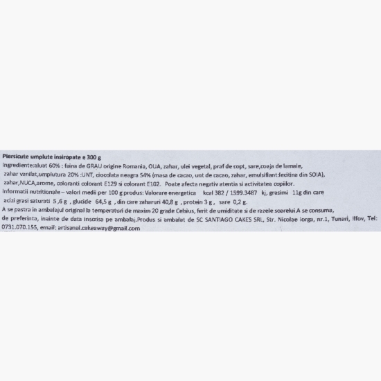 Piersicuțe umplute și însiropate 300g