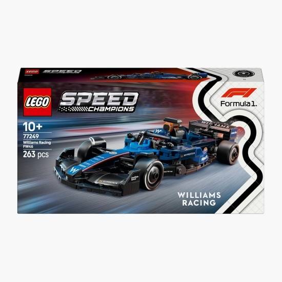 Mașină de curse F1® Williams Racing FW46, 77249 Speed Champions, 263 piese, +10 ani