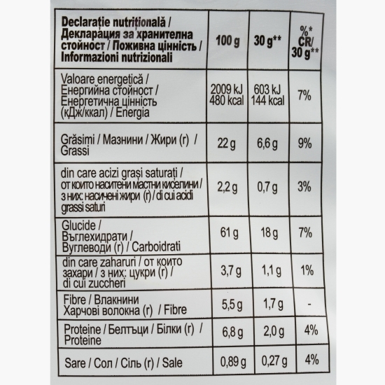Tortilla chips cu brânză 90g