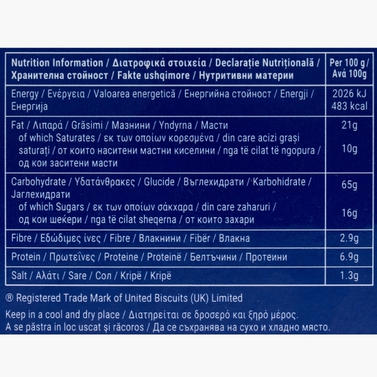 Biscuiți digestivi Original 250g