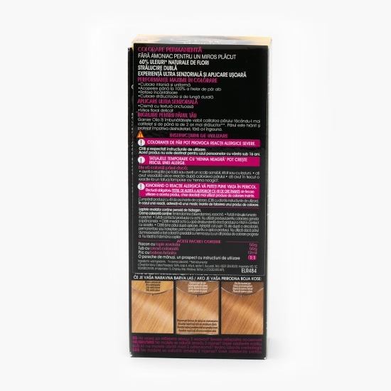 Vopsea de păr permanentă fără amoniac 9.0 Light blonde 112ml