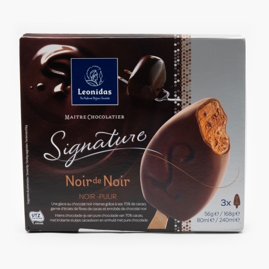 Înghețată Signature cu ciocolată neagră 3x56g