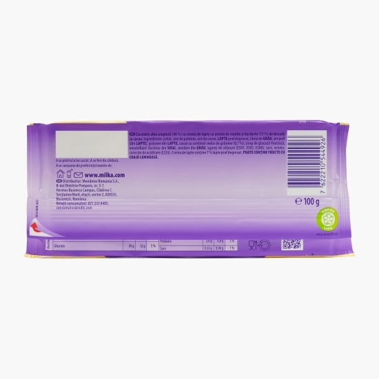 Ciocolată albă cu Oreo 100g
