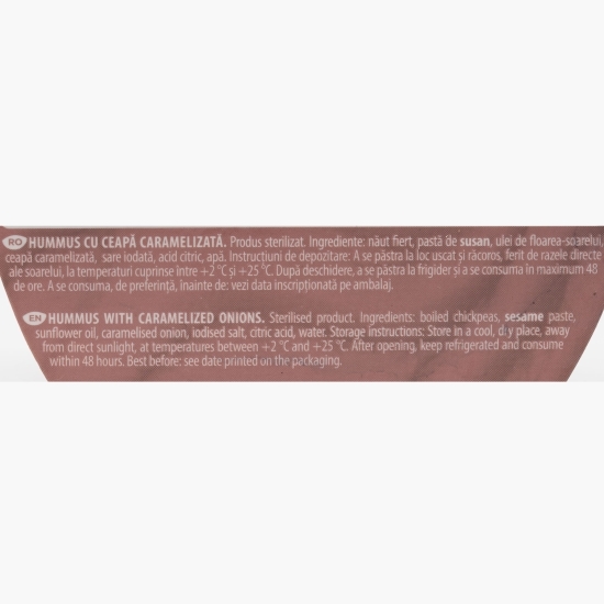 Hummus cu ceapă caramelizată 100g