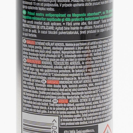 Deodorant pentru bărbați Magnesium Ultra Dry Spray 150ml