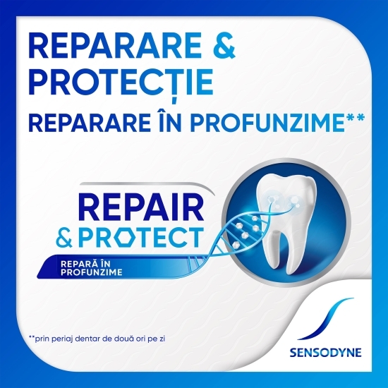 Pastă de dinți cu fluor Repair & Protect 75ml
