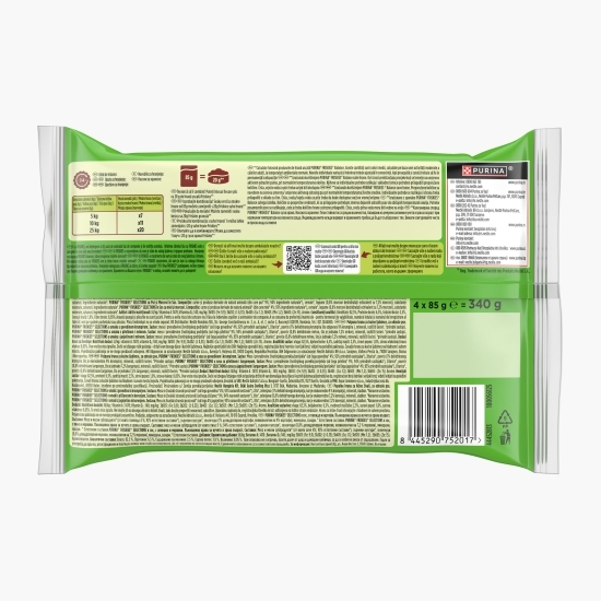 Hrană umedă pentru câini adulți, plicuri 4x85g, mix de arome (vită și cartofi, pui și morcovi, miel și morcovi)