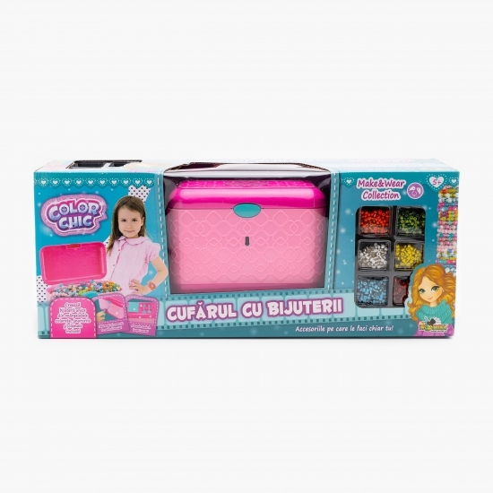 Set creativ cufărul cu bijuterii 5+ ani