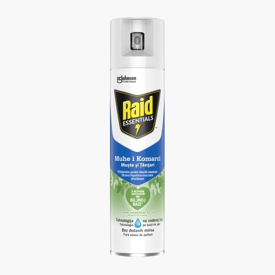  Spray împotriva muștelor și țânțarilor, Essentials, 400ml