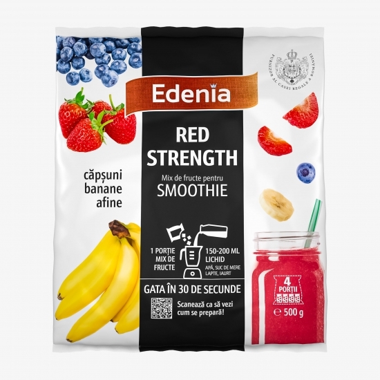 Mix de fructe pentru smoothie Red Strength 500g