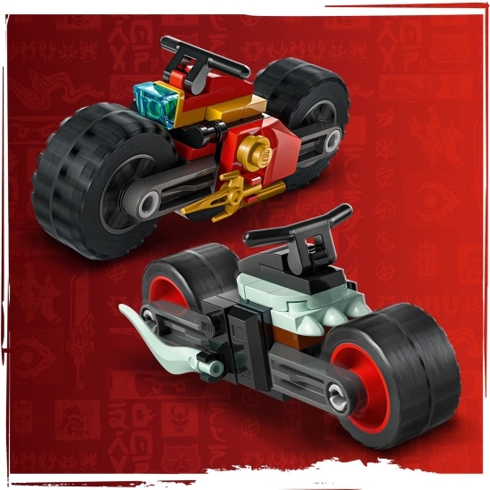 Cursa de viteză cu motocicleta lui Kai, 71838 Ninjago™, 79 piese, +6 ani