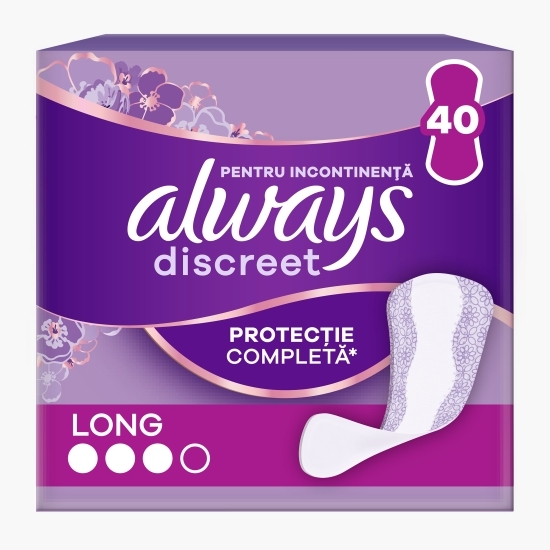 Absorbante zilnice pentru incontinența urinară Liners, large, 40 buc