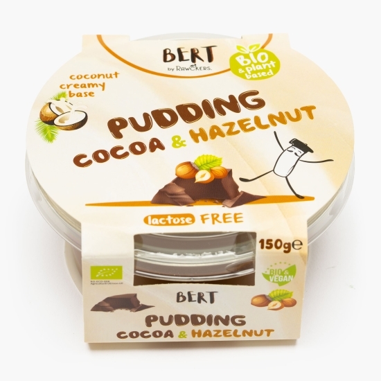 Budincă eco din cremă de cocos, ciocolată și alune 150g
